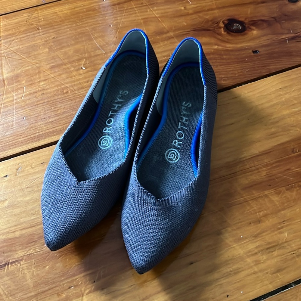 Rothy's Gray Flats